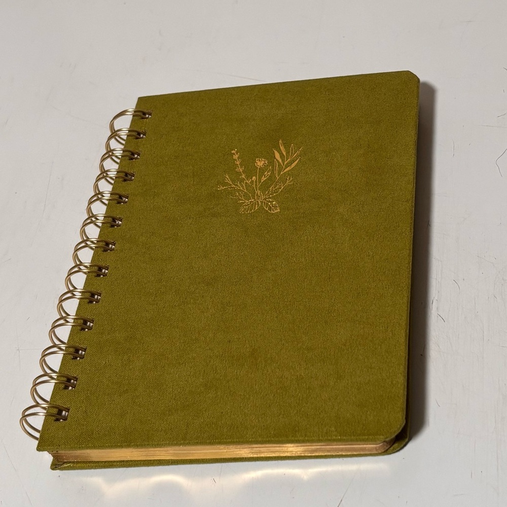 Threshold Velvet Journal 7"x5.4" Green 96 Page Brand New